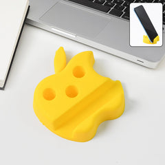 Multi-Functional Apple-Shaped Plastic Mobile Stand with Pen Holder (1 Pc / Mix Color)