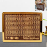 Wooden Money / Piggy Bank, Money Box (1 Pc / Pen Not Included)