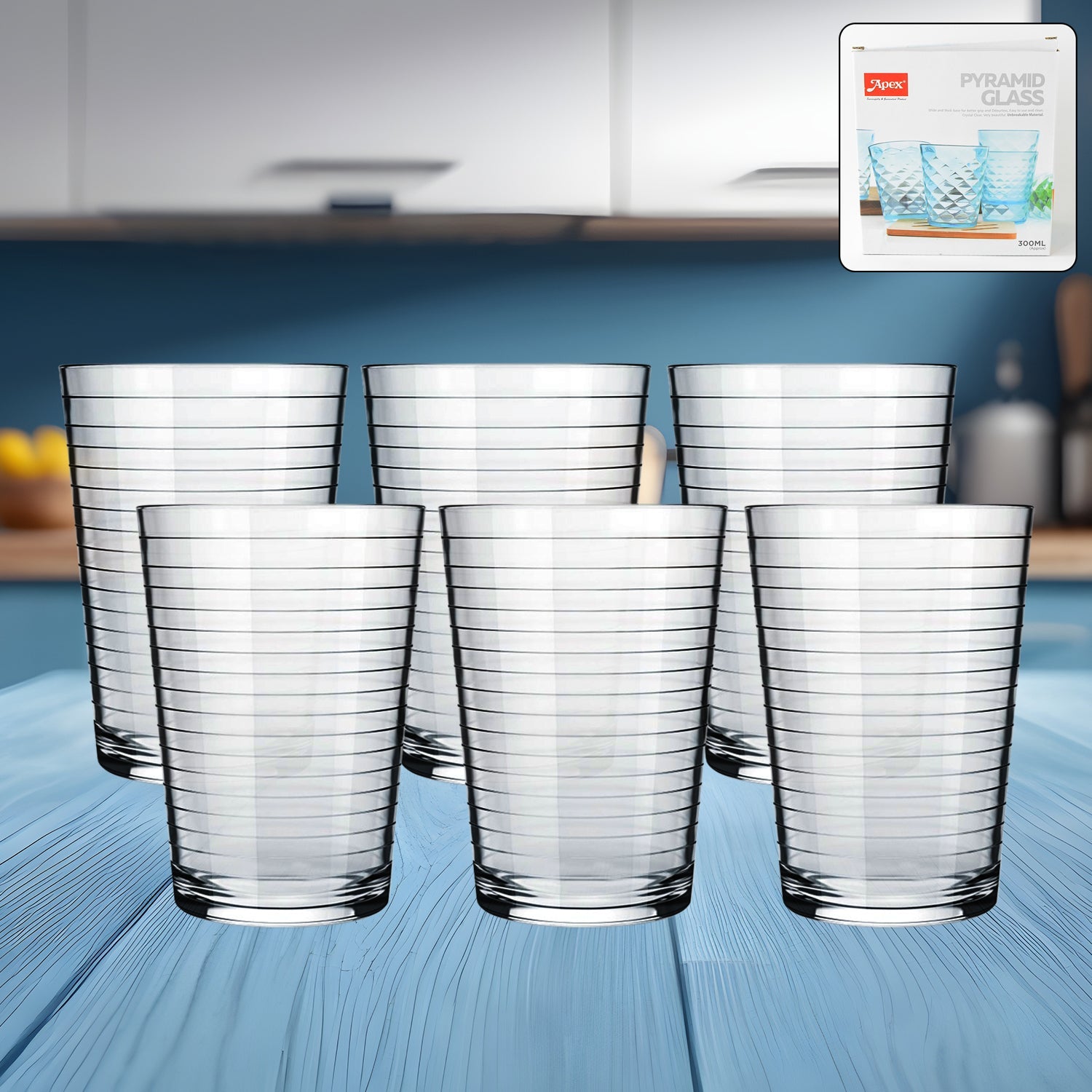 Apex Tough Form Pyramid Glass