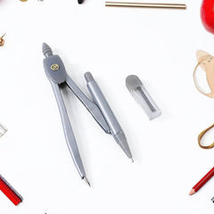 4-in-1 Premium Geometry Compass Set for Students and Professionals