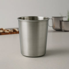 Small Stainless Steel Drinking Glass (1 Pc)