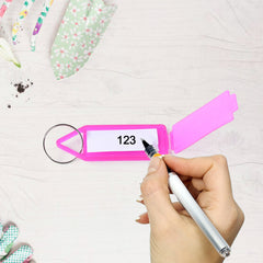 1 Pc Keychain Tag Label Used For Decorative Purpose On Keys And All