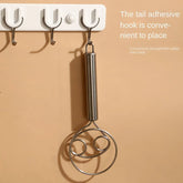 Premium Stainless Steel Dough Whisk, Dough Hand Mixer Artisan Blender For Egg, Bread, Cake, Pastry, Pizza Dough - Perfect Baking Tools, Whisking, Tirring Kitchen Tools (1 Pc)