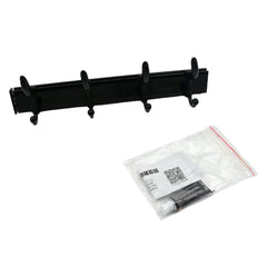 Extra Long 4-Hook Wall Coat Hanger with Eco Adhesive