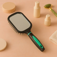 2-in-1 Hair Comb Brush with Mirror