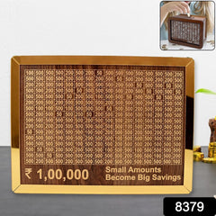 Wooden Money / Piggy Bank, Money Box (1 Pc / Pen Not Included)