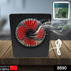 Portable Desk Fan – 1 Speed Setting, Personal Table Fan for Office, School & Home Use (1 Pc)