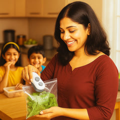 SLOFINO Mini Bag sealer for Fresh Snacks & Healthy Kids – Say Goodbye to Spoiled Food