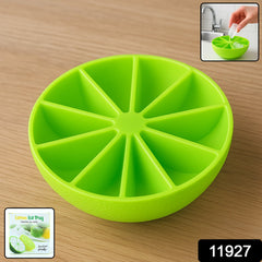Lemon Shape Flexible Silicone Ice Cube Tray – 8-Slot Round Ice Mold (1 Pc)