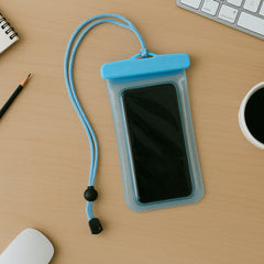 Waterproof Mobile Pouch (6.2 inch , Random Colour)