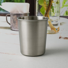 Small Stainless Steel Drinking Glass (1 Pc)