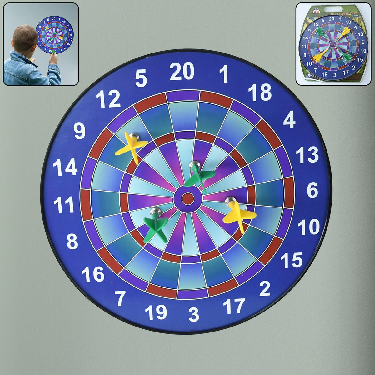 Magnetic Dartboard Game Set for Kids & Adults