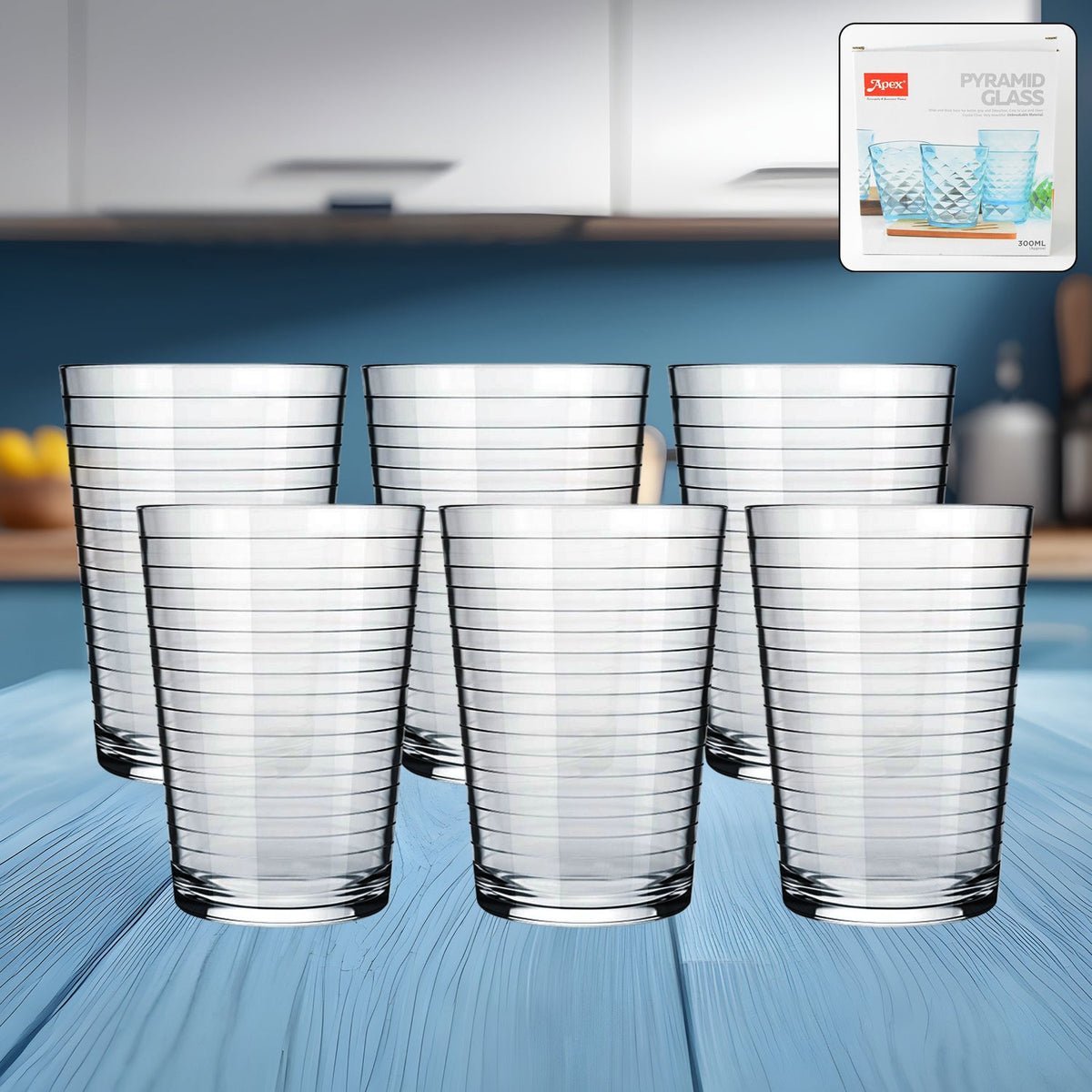 Apex Tough Form Pyramid Glass