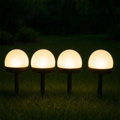 Dome Solar Garden Light Set (4 Pc)