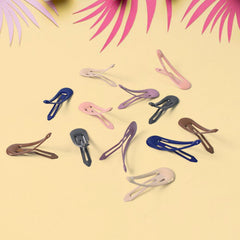 Metal Hair Clips Set (12 Pcs Set), Hair accessories