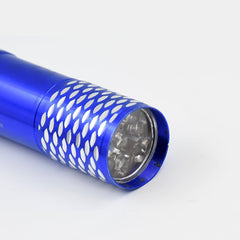 Portable Mini Torch – 9 LED Pocket Flashlight, 3 Battery Operated (Battery Not Included, Mix Color)