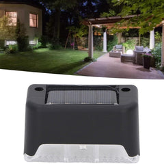 4-Piece Solar Waterproof Garden, Stair & Railing Lights