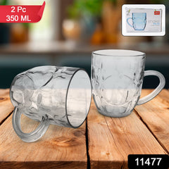 Apex Shake Mug Set – 2 Pieces Durable Plastic Mugs (350ml) Approx