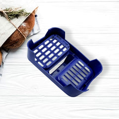 2in1 Plastic Soap Case, Dual Section Soap Holder for Bathroom or Kitchen Sink (1 Pc / Multicolor)