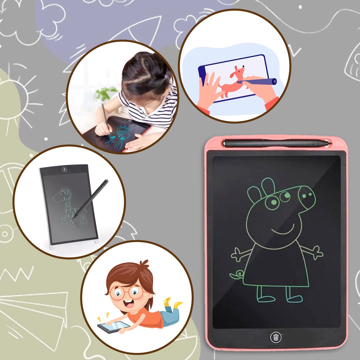 Digital Writing Tablet 8.5 Inch Rewritable Erasable Paperless Memo Writing Tablet
